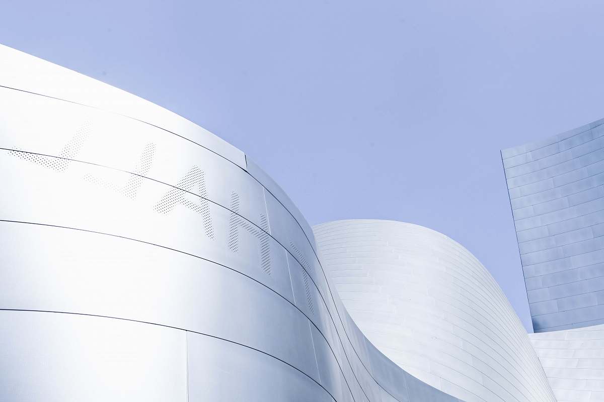 los angeles white concrete building under blue skky building